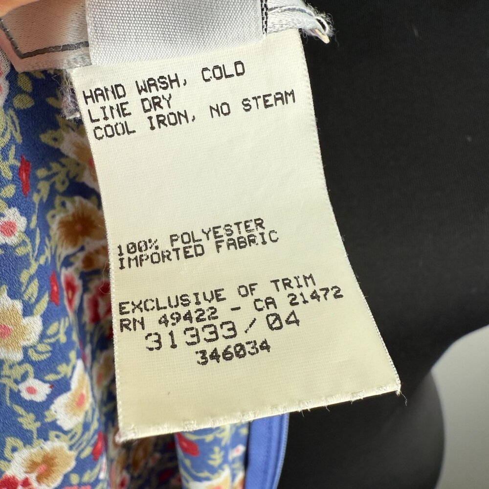 Gunne Sax Jessica McClintock Vintage Ditsy Floral Mini Dress Sz 9/10 - Picture 5 of 10